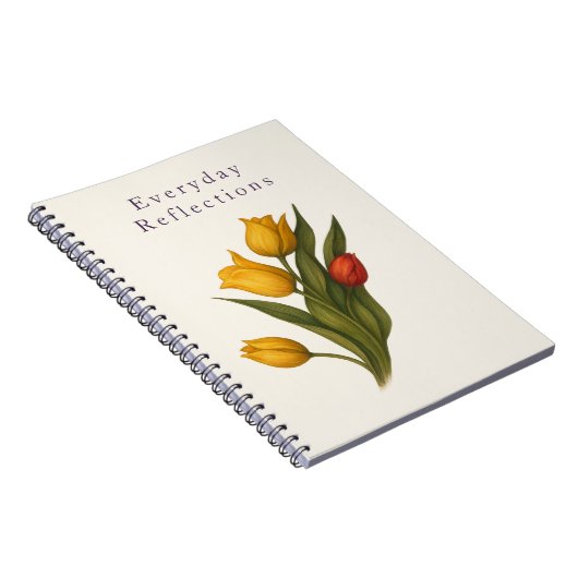 Tulip Floral Notebook | Everyday Reflections ノートブック (右側)