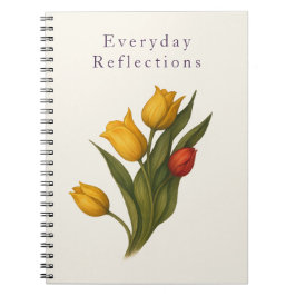 Tulip Floral Notebook | Everyday Reflections ノートブック