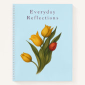 Tulip Floral Notebook | Everyday Reflections ノートブック (正面)