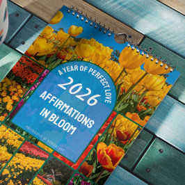 Tulip Flowers Affirmation New Beginnings Deep Love カレンダー