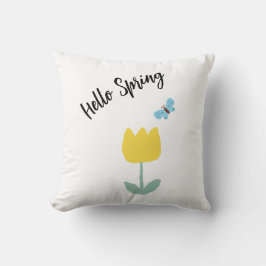 tulip flowers butterfly クッション