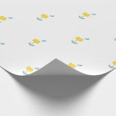 tulip flowers butterfly ラッピングペーパー (角)