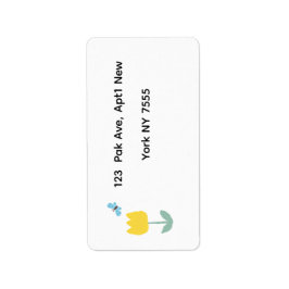 tulip flowers butterfly  ラベル