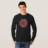 Tulip Flowers Mandala Spring Flower Nature Aesthet Tシャツ (正面フル)