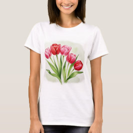 Tulip flowers tシャツ