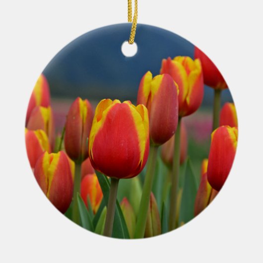 Tulip for Mom セラミックオーナメント (正面)