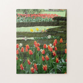 Tulip Gardens Puzzle, 11" x 14", 252 pieces ジグソーパズル