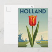 Tulip in Holland Netherlands ポストカード (正面/裏面)