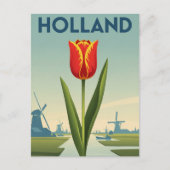 Tulip in Holland Netherlands ポストカード (正面)