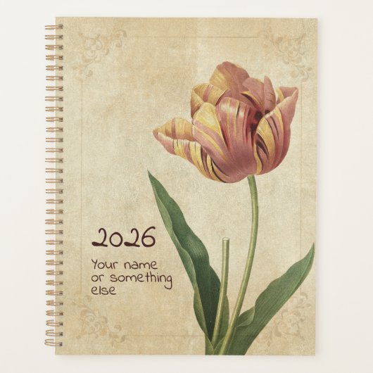 Tulip Mania Master Planner: The Tulipa's Triumph プランナー手帳 (正面)