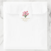 Tulip Memorial Funeral Seed Packet ラウンドシール (バッグ)