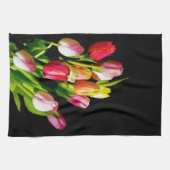Tulip Painting - Original Flower Art キッチンタオル (横)