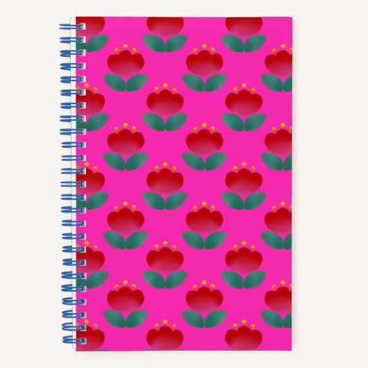 Tulip Pink ノートブック (正面)