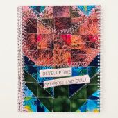 Tulip Quilt Pattern Cactus Flower Ocean Fish Art プランナー手帳 (裏面)