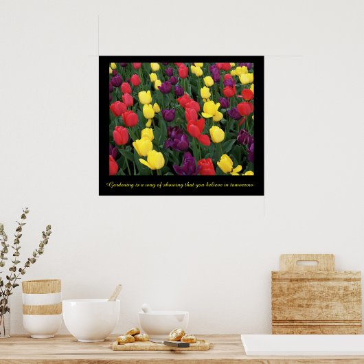 Tulip Rainbow ポスター (キッチン)