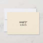 Tulip Reverie QR Code RSVP Card (裏面)