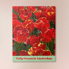 Tulip Season in Amsterdam Jigsaw Puzzle ジグソーパズル