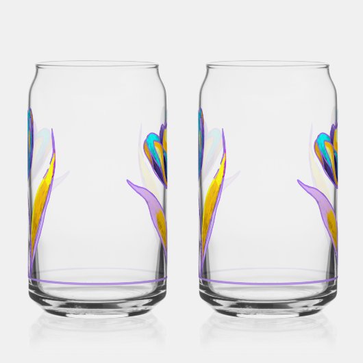 Tulip Soda Glass ガラス缶 (右)