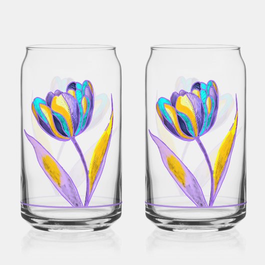 Tulip Soda Glass ガラス缶 (裏面)