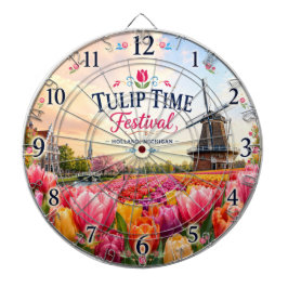 Tulip Time Festival Holland Michigan Dutch Tulip ダーツボード