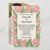 Tulip Together Photo Wedding Invitation 招待状 (正面/裏面)