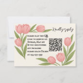 Tulip Together QR Code RSVP Card (正面)