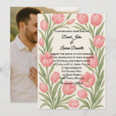 Tulip Treasure Photo Wedding Invitation 招待状 (正面/裏面)