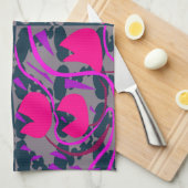 Tulipbulbs Roses キッチンタオル (四つ折り)