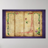 Tulipomaniaグラフ（紫） ポスター (正面)