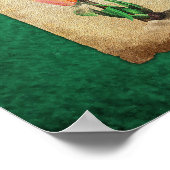 Tulipomania Graph (green) ポスター (角)