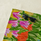 Tulips beach towel  ビーチタオル (インサイチュ)