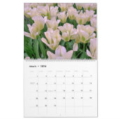 tulips Calendar カレンダー (3月 2026)