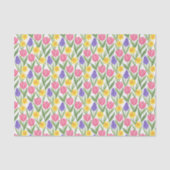 Tulips, Daffodils, Hyacinths Coloring Style 薄葉紙 (正面)