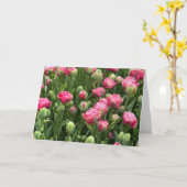 Tulips Galore Blank Greeting Card カード (黄色い花)