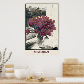 TULIPS in AMSTERDAM，ポスター ポスター (キッチン)