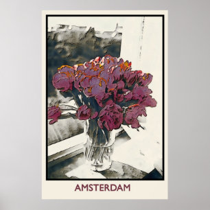 TULIPS in AMSTERDAM，ポスター ポスター