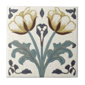 Tulips in Art Nouveau Style タイル (正面)