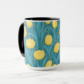 Tulips in blue and yellow マグカップ (正面左)