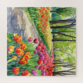 Tulips in The Park ジグソーパズル (横)