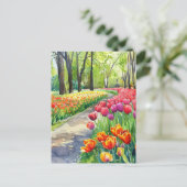 Tulips in The Park ポストカード (スタンド正面)