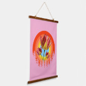 tulips nature botanical plant  吊り下げ型タペストリー (傾斜あり)