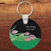 Tulips sleeping in the night キーホルダー (正面)