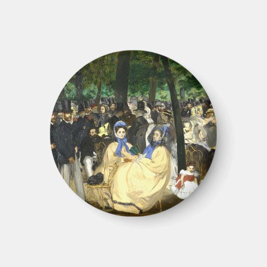 Tullerias Edouard Manetの音楽 マグネット (正面)