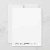 Tullipsカード シーズンカード (裏面)