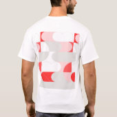 TULOL レッド ピンク ホワイト Tシャツ (裏面)
