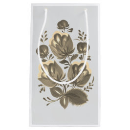 Tulpen im dekorativen Stil スモールペーパーバッグ