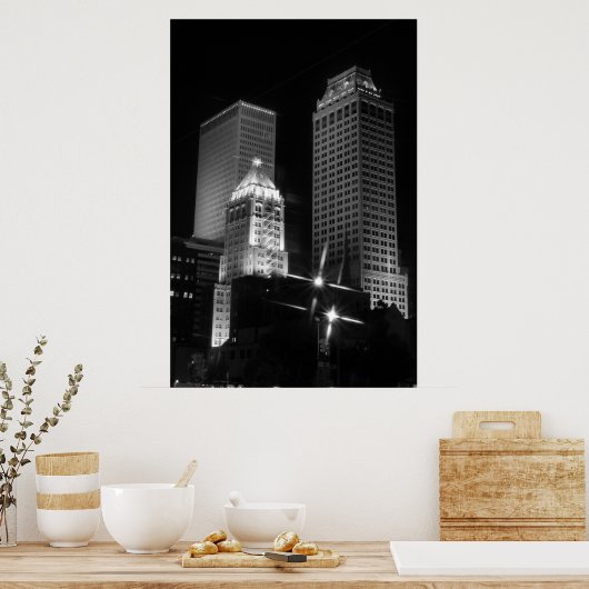 Tulsa After Dark Black and White, 2010 ポスター (キッチン)