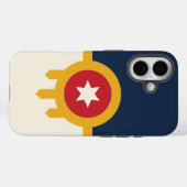 Tulsa City フラグ Apple iPhone 16 Case-Mate iPhoneケース (裏面 (横))