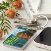 TULSA CITY LIMITS. OKLAHOMA. キーホルダー (正面右)