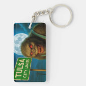 TULSA CITY LIMITS. OKLAHOMA. キーホルダー (裏面)
